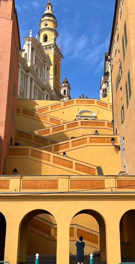 Magnifique Duplex Vue Mer Menton Kültér fotó